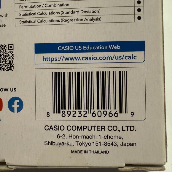 Casio FX-300 Scientific Calculator Blue - Picture 9 of 9